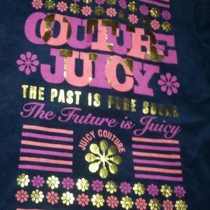 Juicy Couture Velour Hoodie size LG.